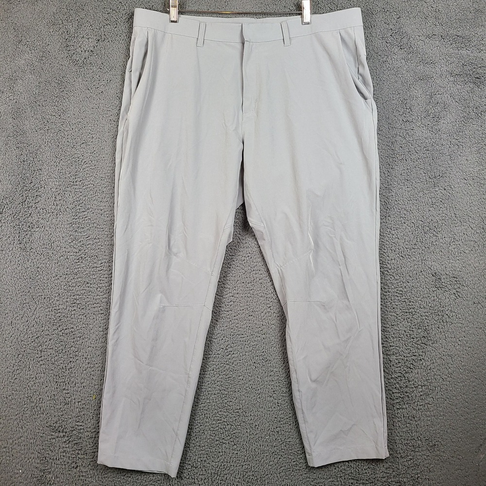 Fabletics The Only Pant Gray Performance Trousers Mens Size 40x30 PT2253840
